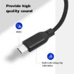 TY015 Type-C to XLR Male Audio Cable, 2m, Black Blue Stereo Output - 6