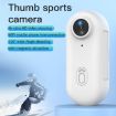 H88 4K Thumb Sports Camera Mini WiFi, Simple Version White - 2