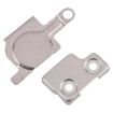 iPhone 15 Pro Max Flashlight/Mic Iron Sheet Cover - 1 Pair Back Cover - 2