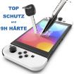 Nintendo Switch OLED Tempered Glass Screen Protector - 2.5D High Aluminum - 4