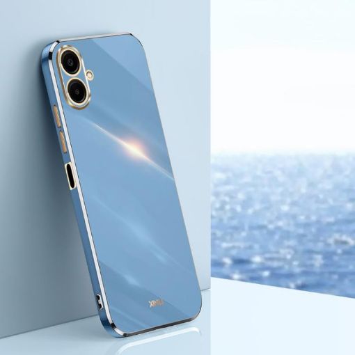 Samsung Galaxy A07 5G XINLI 6D Electroplate TPU Case - Celestial Blue - 1