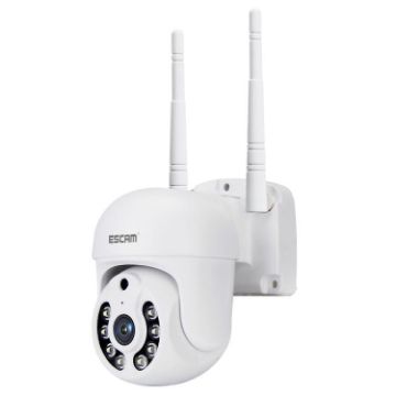ESCAM WNK710 3MP HD WiFi Camera with Motion Detection, UK Plug (White) - 1