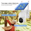 1080P HD WiFi Solar Panel Outdoor Surveillance Camera, No Battery, White - 5