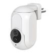 WiFi Surveillance Camera with Night Vision & Intercom, US Plug (White) - 1
