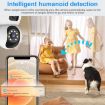 K12 1080P HD Dual Lens Wireless WiFi Camera - White - 7