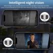 K13 1080P HD Night Vision Binocular Camera - Wide Angle, White - 9