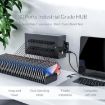 ORICO IH30P 30-Port USB 2.0 Hub, UK Plug, Industrial Grade, Black - 4