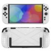 Nintendo Switch 2 Detachable X-Pattern Protective Case with Holder - White - 1