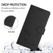 Vivo S30 Pro Mini Black RFID Leather Phone Case with Smile Embossing - 5