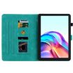 Tecno Megapad 11 Green Lily Embossed Leather Tablet Case - 3