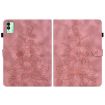 Tecno Megapad 11 Pink Lily Embossed Leather Tablet Case - 2