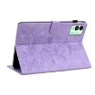 Tecno Megapad 11 Purple Lily Embossed Leather Tablet Case - 5