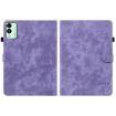 Tecno Megapad 11 Tiger Pattern Purple Flip Leather Tablet Case - 2