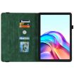Tecno Megapad 11 Green Butterfly Flower Embossed Leather Tablet Case - 3