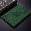 Tecno Megapad 11 Green Butterfly Flower Embossed Leather Tablet Case - 7