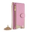 OPPO Find X8 Ultra Pink Crossbody Chain Fishtail Litchi Leather Case - 2