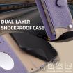 OPPO Find X8s Purple Crossbody Chain Fishtail Litchi Leather Case - 7