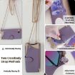 OPPO Find X8s+ Purple Crossbody Chain Fishtail Litchi Leather Case - 5