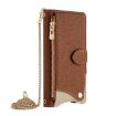 Realme P3 Ultra 5G Brown Crossbody Chain Fishtail Litchi Leather Case - 2