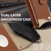Vivo X200s Brown Crossbody Chain Fishtail Litchi Leather Phone Case - 7