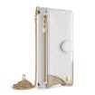 Redmi Note 14S 4G White Crossbody Chain Fishtail Litchi Leather Case - 2