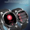 H9 1.43" Steel Strap ECG Smart Watch with Bluetooth Calls (Black) - 9