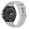 GT97 Smart Watch with 1.53" Round Screen & Bluetooth Earphone - Silver - 3