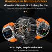 GT98 1.53" Smart Watch & Bluetooth Headphone, IP67, Blood Oxygen Monitor - 4