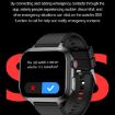 TK17 1.91" Pink Smart Watch with ECG Electrocardiogram & Silicone Strap - 9
