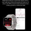 TK17 1.91" Steel Strap Smart Watch with ECG Electrocardiogram (Silver) - 8
