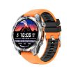 HD300 Sports Smart Watch 1.43" AMOLED, Blood Oxygen, Dual Straps, Orange/Silver - 3