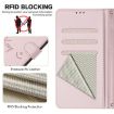 Realme 14 5G/14T 5G Pink RFID Leather Phone Case - Smile Embossing - 6