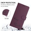 Realme 14 5G/14T 5G Violet RFID Leather Phone Case - Smile Embossing - 5