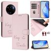 Realme Narzo 80/14 Pro 5G Pink RFID Leather Phone Case India Smile - 1