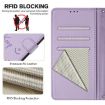 Realme 14x/V70/C75 5G Light Purple RFID Leather Phone Case - 6