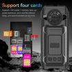UNIWA M6000 Keypad Phone, 2.4", Dual Flashlights, 4 SIM, UK Plug, Black - 8