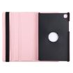 Samsung Galaxy Tab A7 T500 Pink 360 Rotating Leather Case Holder - 4
