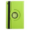 Samsung Galaxy Tab A7 T500 Green Litchi Texture 360 Rotating Leather Case - 3