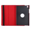 Samsung Galaxy Tab A7 T500 Red Litchi Texture 360 Rotating Leather Case - 4