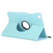 Samsung Galaxy Tab A7 T500 Sky Blue 360 Rotating Leather Case - 6