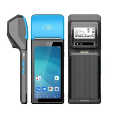 UNIWA V6P Thermal Label Printer PDA, 5.45" Android 12, 2GB+16GB, 4G, NFC - 1