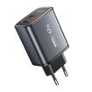 REMAX U2-AC 67W GaN Fast Charger USB & Type-C EU Plug Digital Display - 1