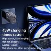 REMAX U2-AC 67W GaN Fast Charger USB & Type-C EU Plug Digital Display - 4