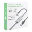 2m RJ45 to USB-C Side Bend High Speed Ethernet Cable - 8