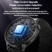 Yesido IO28 Smart Watch - 1.51" Screen, BT Call, Heart Rate Monitor (Black) - 8