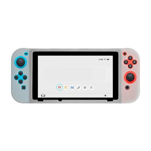 Transparent Silicone Protective Case for Nintendo Switch Console - 1