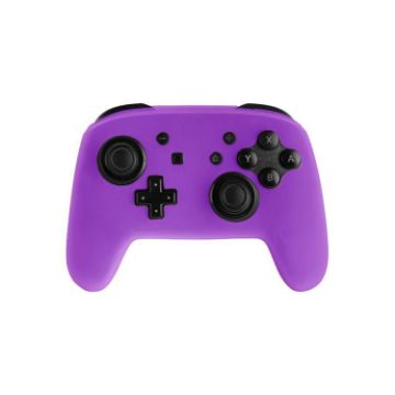 Nintendo Switch Pro Controller Purple Silicone Protective Cover - 1