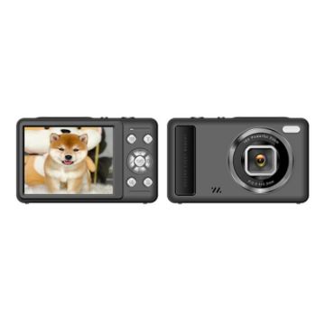 DC15 4K HD Camera, 2.4" Screen, 18X Zoom, 64MP Shooting - Black - 1
