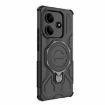 Redmi Note 14 5G Black MagSafe Magnetic TPU+PC Phone Case - 3
