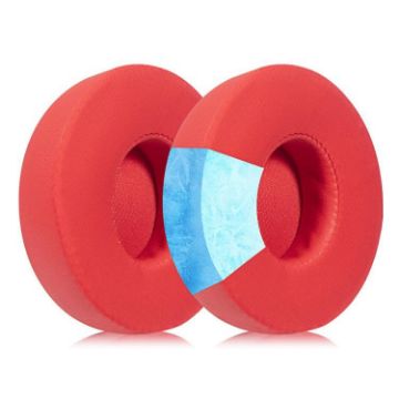 Ice Feeling Gel Earpads for Beats Solo3/Solo2 - 1 Pair (Red) - 1